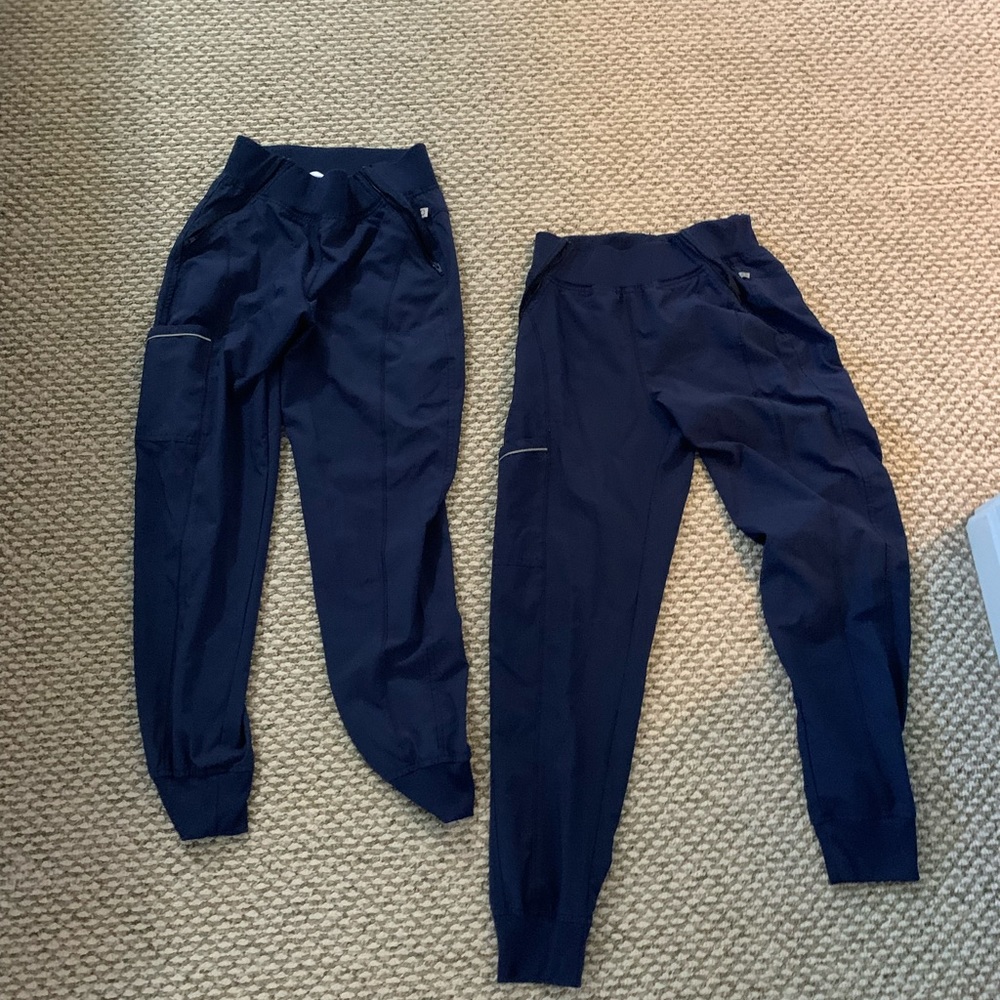 Navy jogger scrub pants